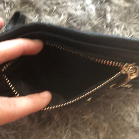 Black Leather clutch - Picture 3 of 4
